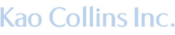 The Kao Collins Inc. logo.